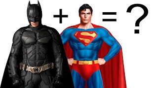 BATMAN AND SUPERMAN FUSION. Photoshop Art screenshot 4