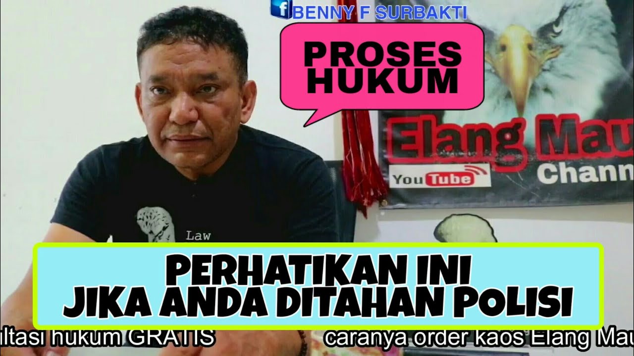 Perhatikan ini jika anda ditahan oleh Polisi