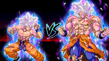 Son Goku V3.4 OP (all form) VS Broly DBS MUI OP in Jump Force Mugen