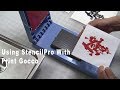 Print Gocco - Using Print Gocco to print with StencilPro stencils.