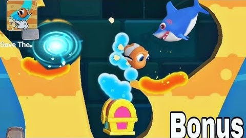 fish dig save the fish all level android, ios gameplay