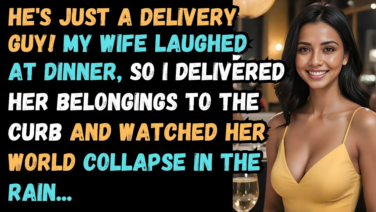 Outline Video He's Just A Delivery Guy! My Wife Laughed At Dinner, Cheating Wife Story, Reddit Story