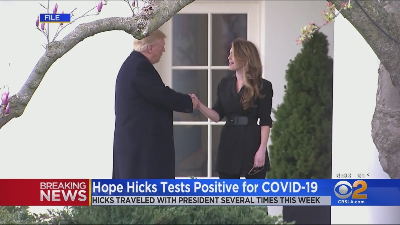 Close Trump adviser Hope Hicks tests positive for coronavirus ...