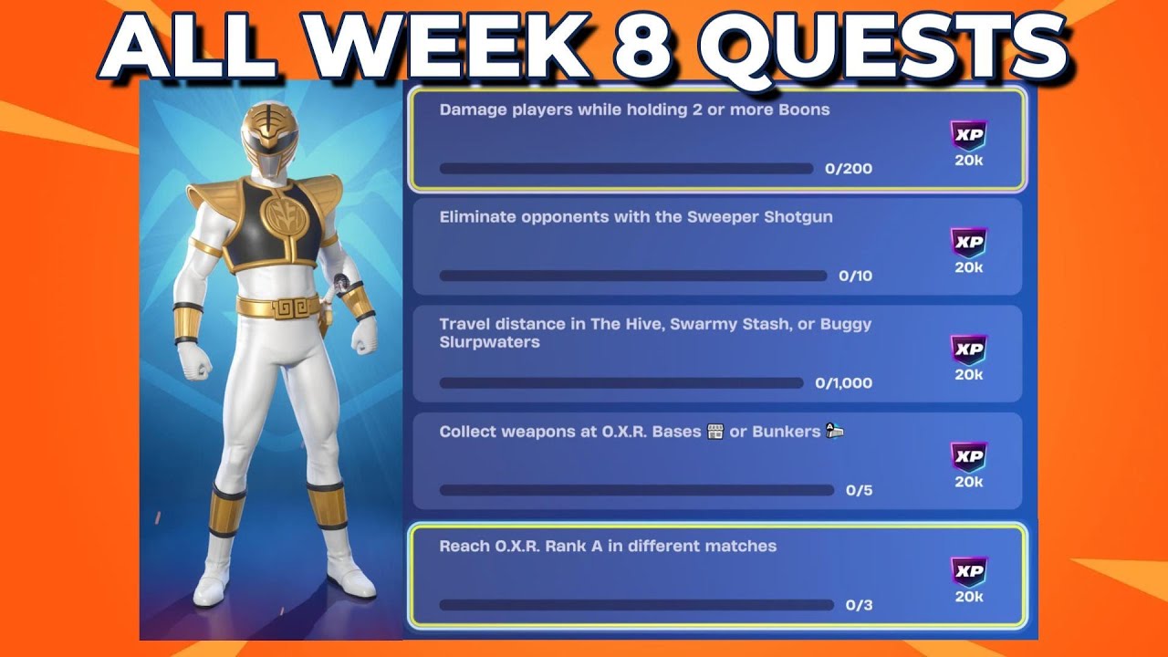 How to EASILY Complete ALL Week 8 Weekly Quests - ALL Stages! 