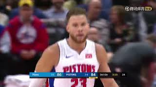 【18-19NBA常規賽】2018-10-24 活塞 vs 76人丨賽季第一個50分!格里芬準絕殺 活塞加時險勝76人
