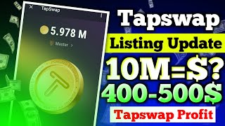 TapSwap Mining Update | Tapswap Listing Update | Earn Money TapSwap screenshot 2