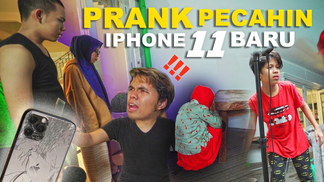 Rame2 Prank  Pecahin iPhone Baru Thariq Halilintar  IDE 