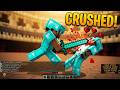 Crushing in Minecraft Sword PvP
