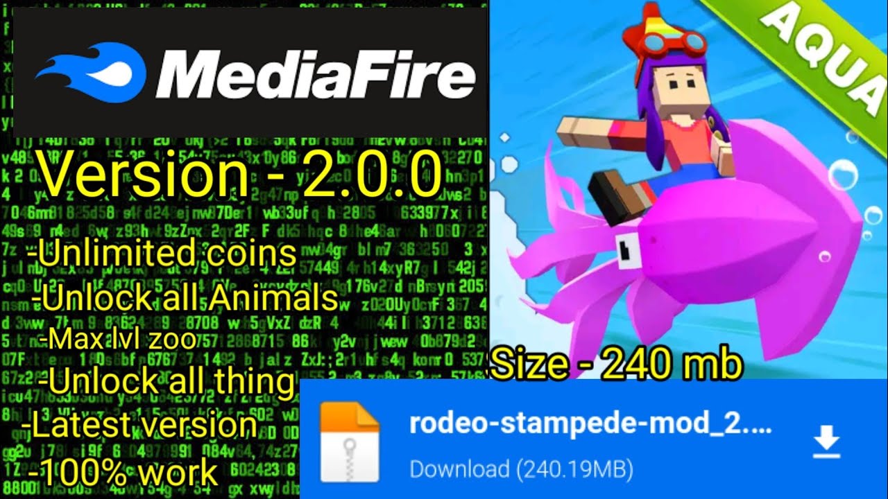 Rodeo Stampede hack mod apk media fire download latest version