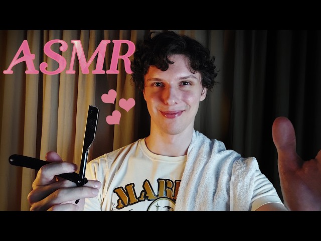 ASMR flirty barber has a crush on you