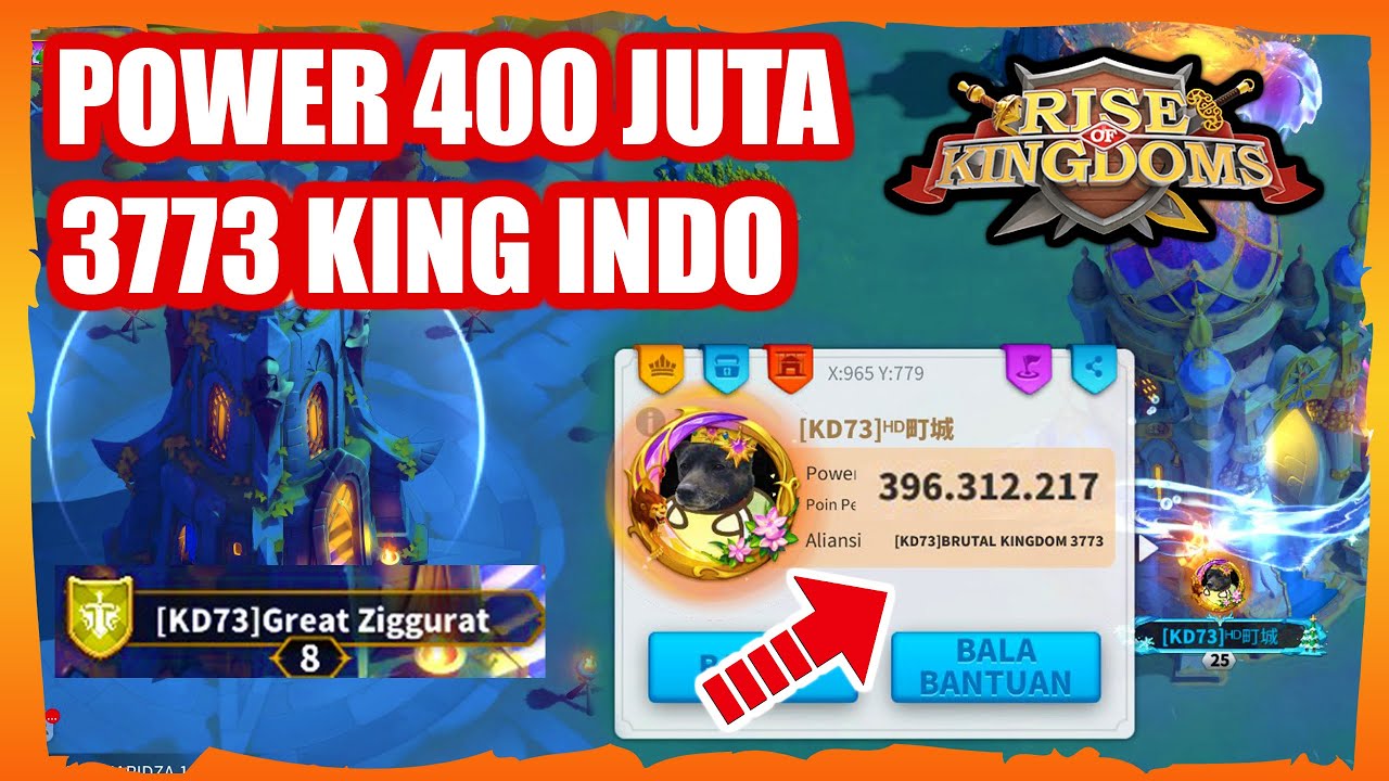 PUNYA POWER 400 JUTA DAN KING INDO ‼️KINGDOM 3773 OPEN MIGRASI ⭐