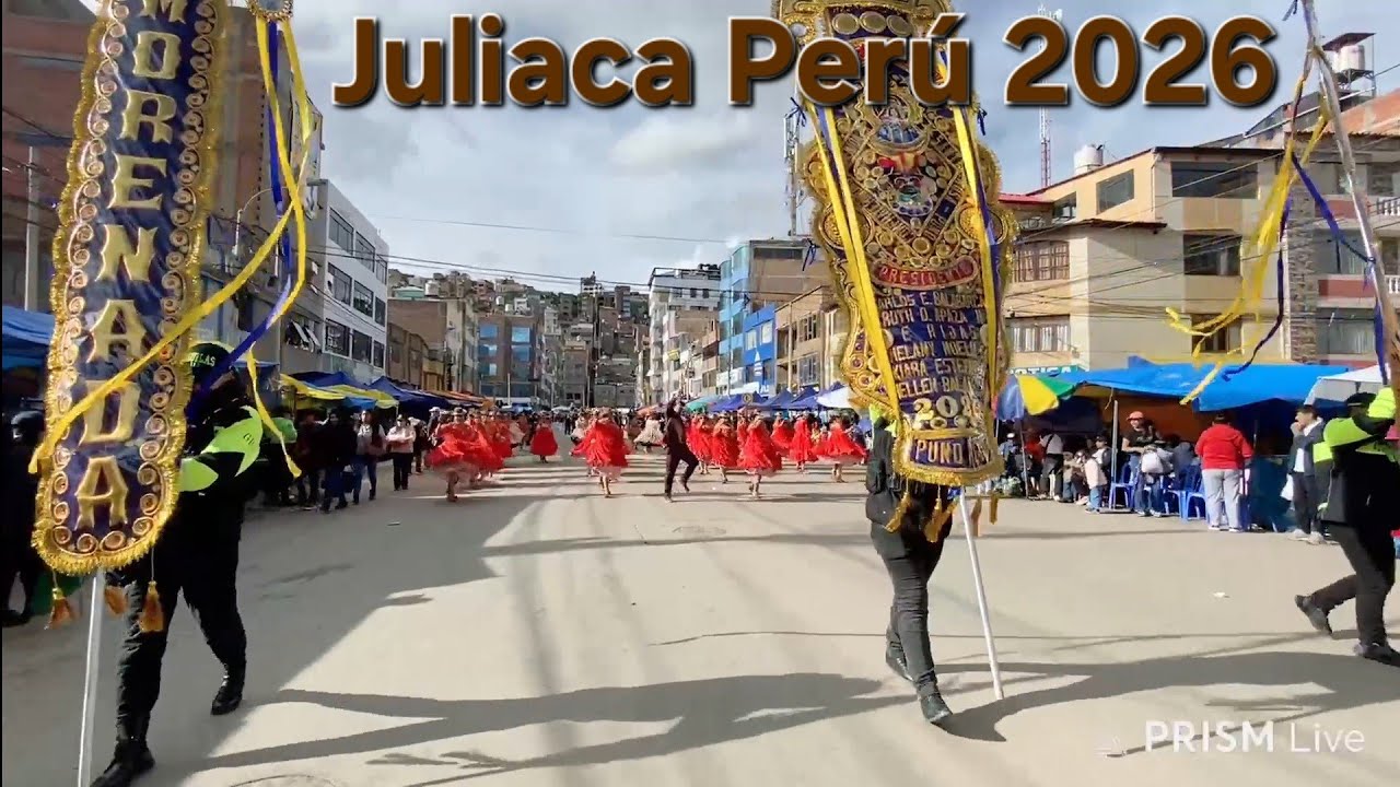 GRAN PASACALLE MORENADA SANTA ROSA PUNO PERÚ 2026 VIRGEN DE LA CANDELARIA 