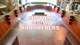 EP12 HOWTO  BUILD and FIBEREGLASS Custom Coosa board Rod Holders INSULATED Fish Boxes