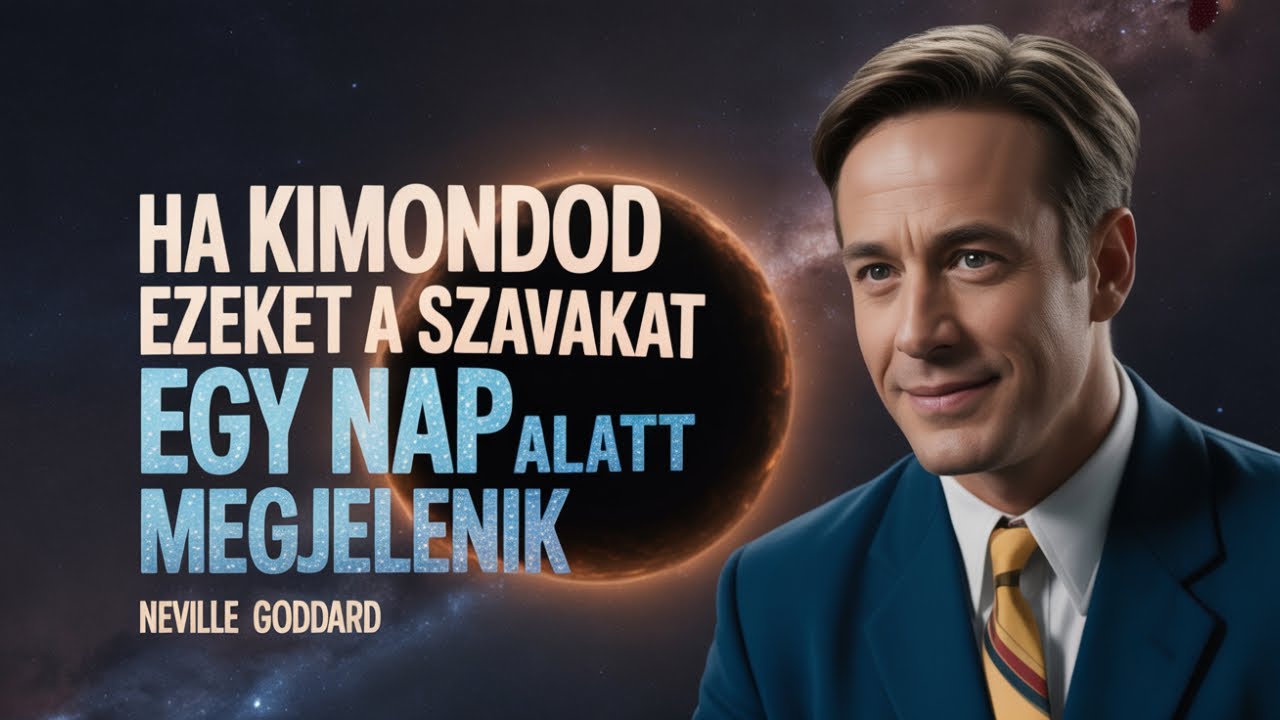 EZ A 3 SZÓ VALÓRA VÁLTJA AZ ÁLMAIDAT! – NEVILLE GODDARD