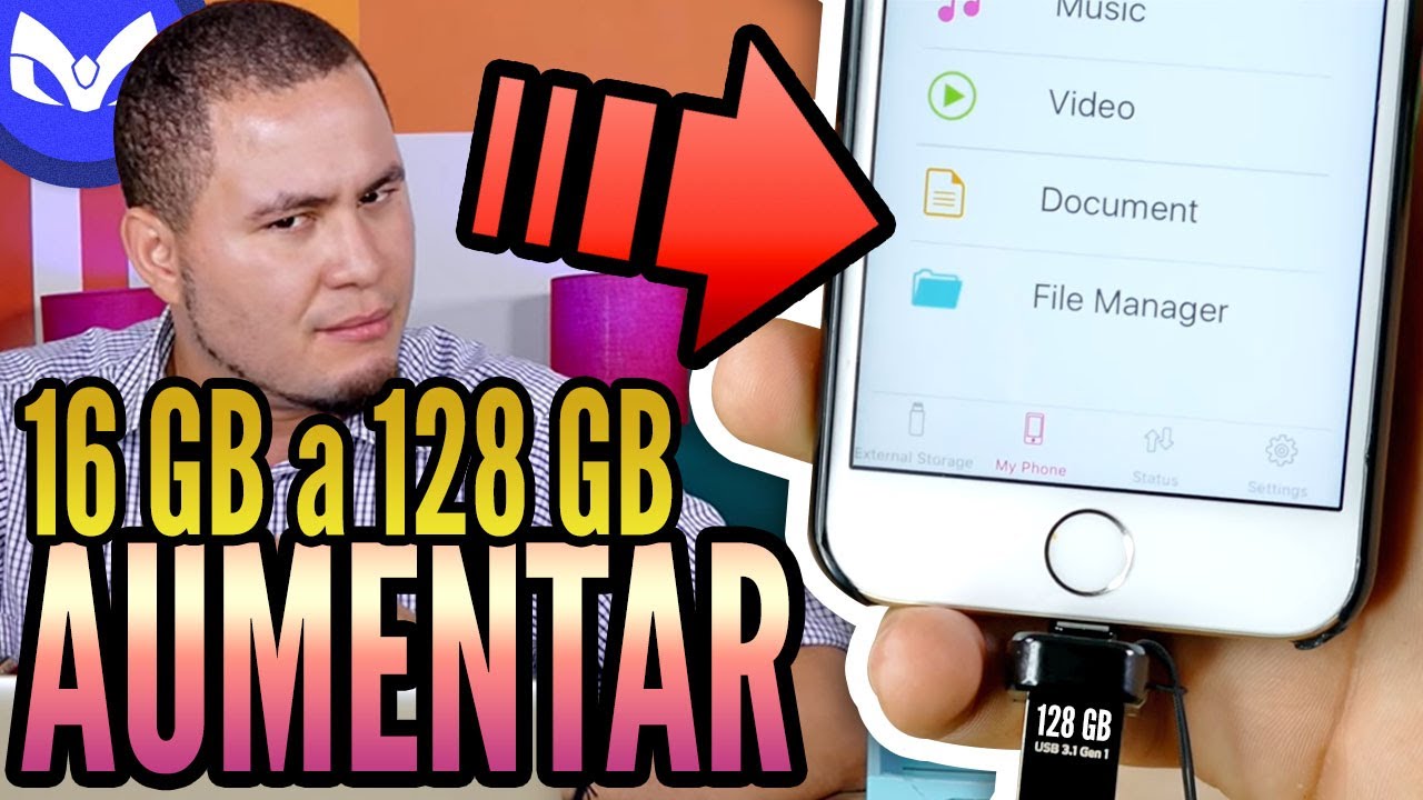 AUMENTO MEMORIA iPhone de 16GB a 128GB REAL ? - YouTube