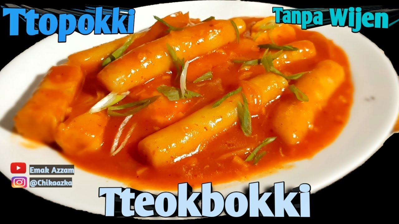  Cara  membuat  tteokbokki sederhana Resep tteokbokki 
