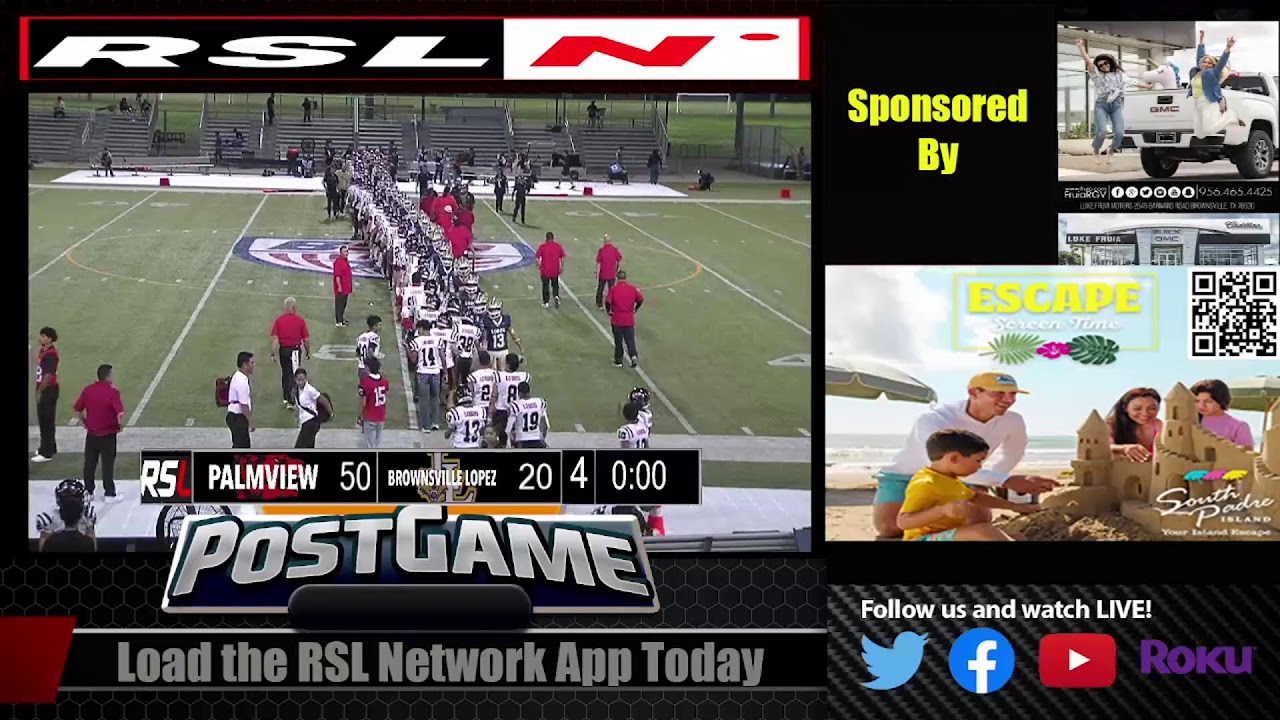 Thursday Varsity Football: Brownsville Lopez vs La Joya Palmview 9.11.25