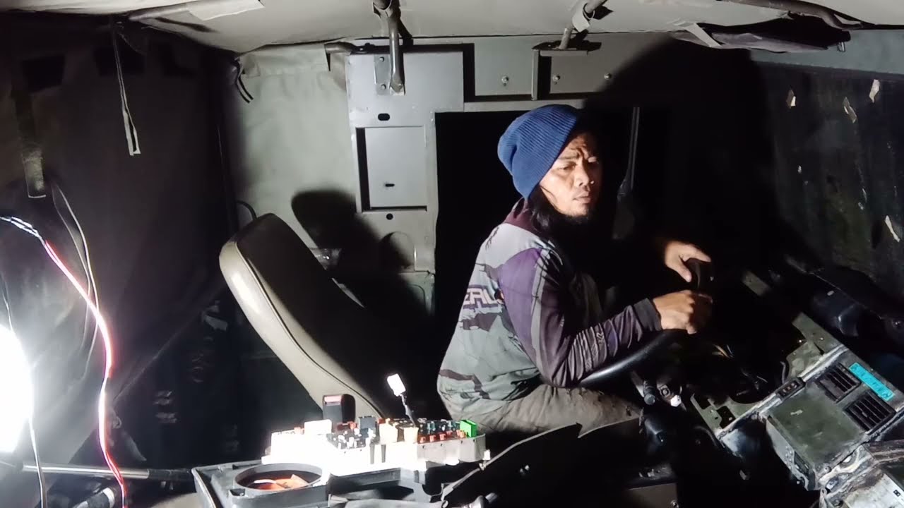 repositioning of the military truck, main harness wiring. final part!!!