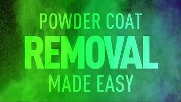 The Best Tool to Remove Powder Coating!