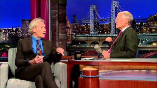 Иэн Маккеллен Интервью Поздним Вечером David Letterman   Ian Mckellen Is Out Of The Closet