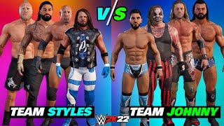 WWE 2K22 'Team Phenomenal Vs Team Shocker' Gameplay - WWE 2K22 LIVE Stream
