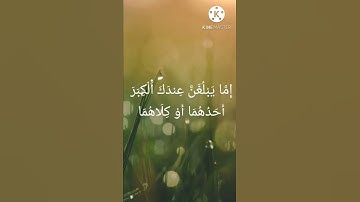سورة الإسراء "برّ الوالدين"