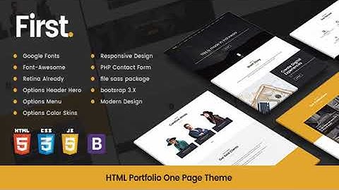 Creative Template Modern HTML Portfolio | Themeforest Website Templates and Themes