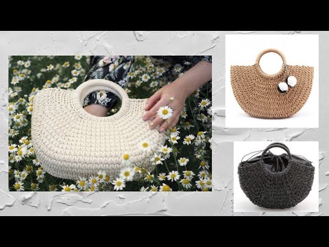 DIY Bolso capazo para la playa paso paso Patrones gratis