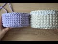 Jak zrobić szydełkiem prosty koszyk ze sznurka - tutorial - ilta4crochet