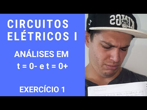 Circuitos Elétricos I - ANÁLISE EM t=0  e  t=0+ - EXERCÍCIO 1