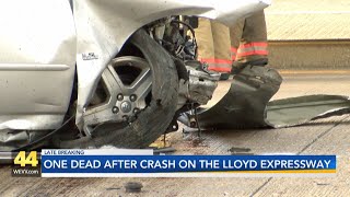 One person dead, following multi-car accident on Lloyd Expressway