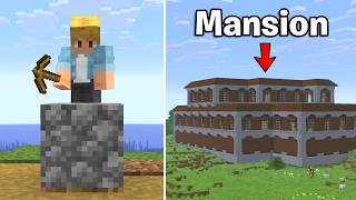 Minecraft But, A STRUCTURE Spawns If I Break A BLOCK!