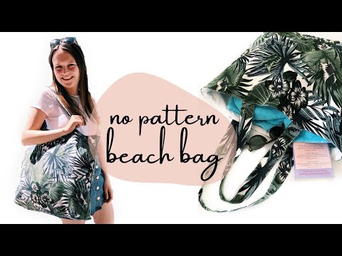 Video: How To Sew A Beach Bag