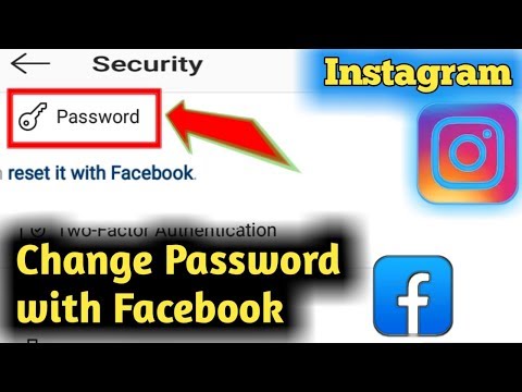 How to Change Instagram Password With Facebook