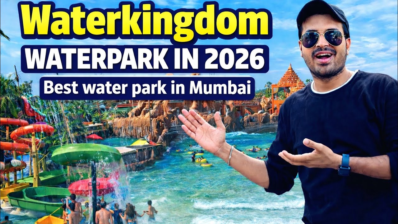 Water Kingdom WaterPark Mumbai Borivali  2026 | All Rides & Slides wave pool Food #kanaiyabaraivlogs