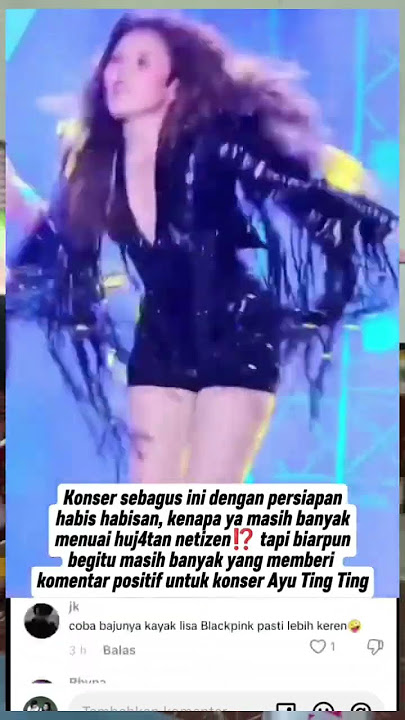 KATA NETIZEN KONSER AYU TINGTING #shorts #shortvideo #ayutingting