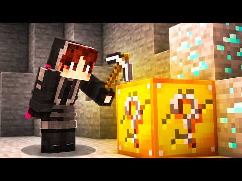 Minecraft mais les MINERAIS sont des LUCKY BLOCKS !