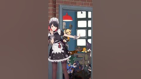 ZZZ ellen joe x trigger x zhu yuan x mmd miyabi #zenlesszonezero #fun #animation #ellenjoe #shorts