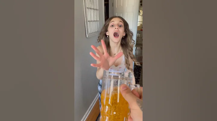 Fake water cup prank on my family! 🤣 #shorts