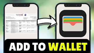 How To Add Qatar Airways Ticket To Apple Wallet (2026) - Full Guide screenshot 5