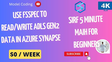 Use FSSPEC to read/write ADLS Gen2 data in Azure Synapse | Apache Spark
