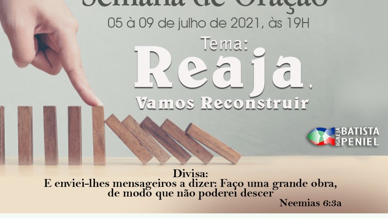 Culto de Terça - Igreja Batista Peniel - 06/07/2021 - YouTube