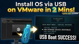 How to Boot VMware from USB Flash Drive! (Under 2 Minutes)