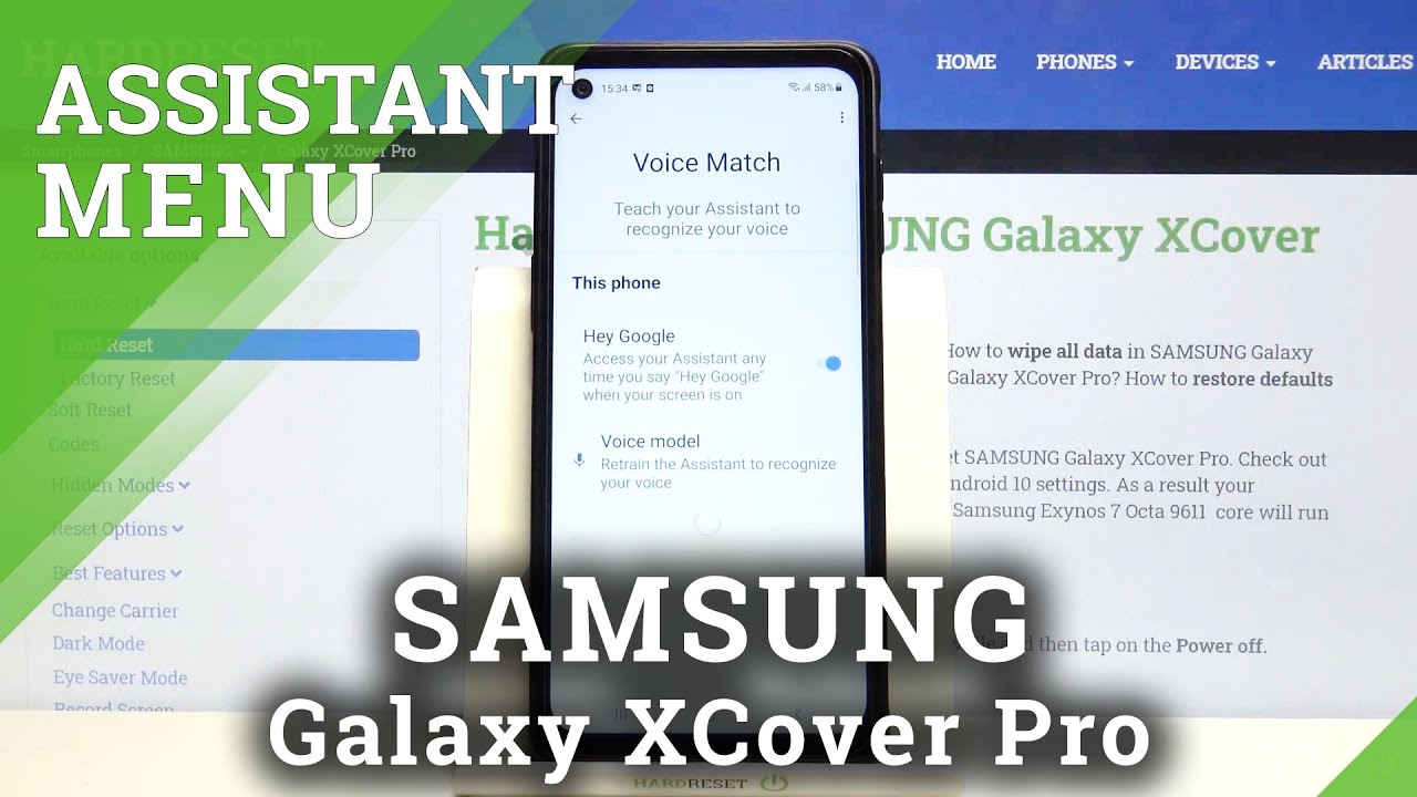 How to Disable Hey Google Option in Samsung Galaxy XCover Pro – Google Assistant Command