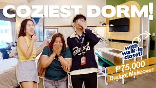 A Student's Dream Condo! // 22sqm Budget Makeover with walkin Closet!!! // by Elle Uy