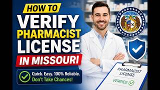 How to verify a pharmacist license in Missouri