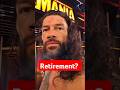 Roman Reigns Retirement from wwe? #wwe #romanreigns
