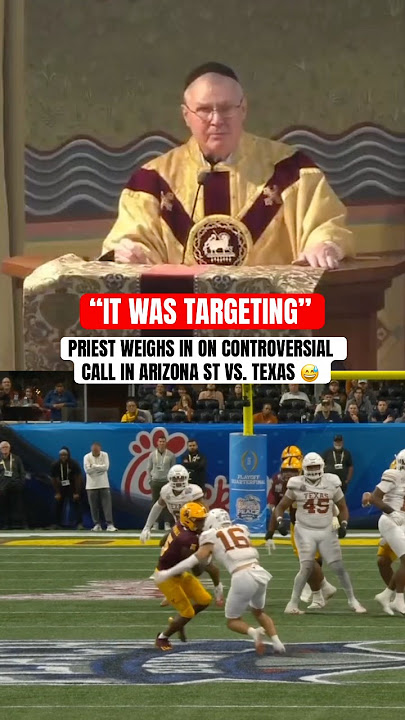 An ASU priest shared his thoughts on the call 😂 (via asucatholic/IG)