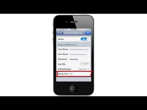 Support Help: Setting up your email account on iPhone/iPad