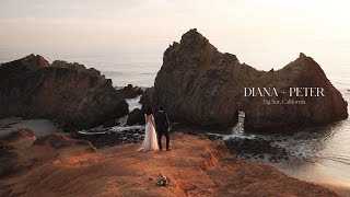 The Most BEAUTIFUL Elopement {Big Sur Wedding Video} // Diana + Peter